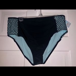 Rue bleu high waisted swim bottoms size 3x plus